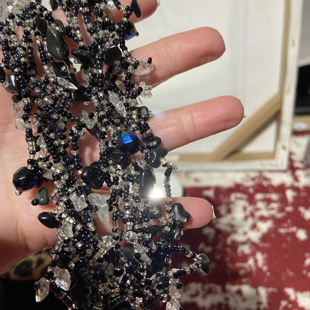 Multiple Beaded Strand Necklace. - image 5